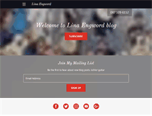 Tablet Screenshot of linaengword.com
